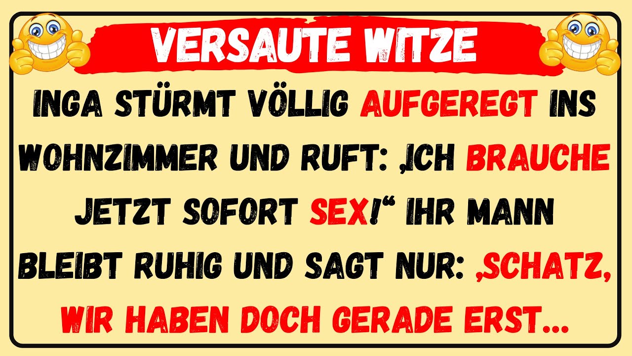 🤣 BESTER WITZ DES TAGES! - Ich brauche dich jetzt sofort für ein paar besondere Minuten...