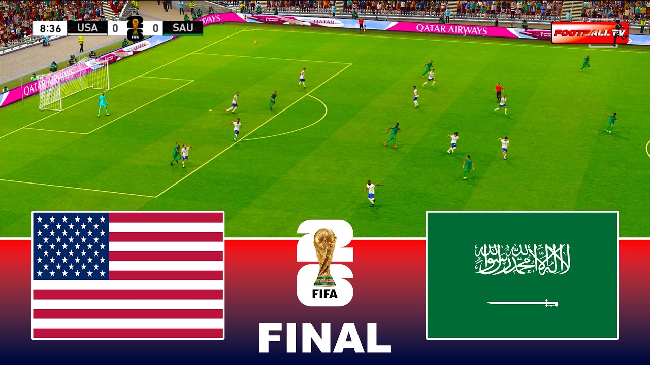 USA vs SAUDI ARABIA - FIFA WORLD CUP 2026 FINAL | Full Match All Goals | Pes 21 Gameplay