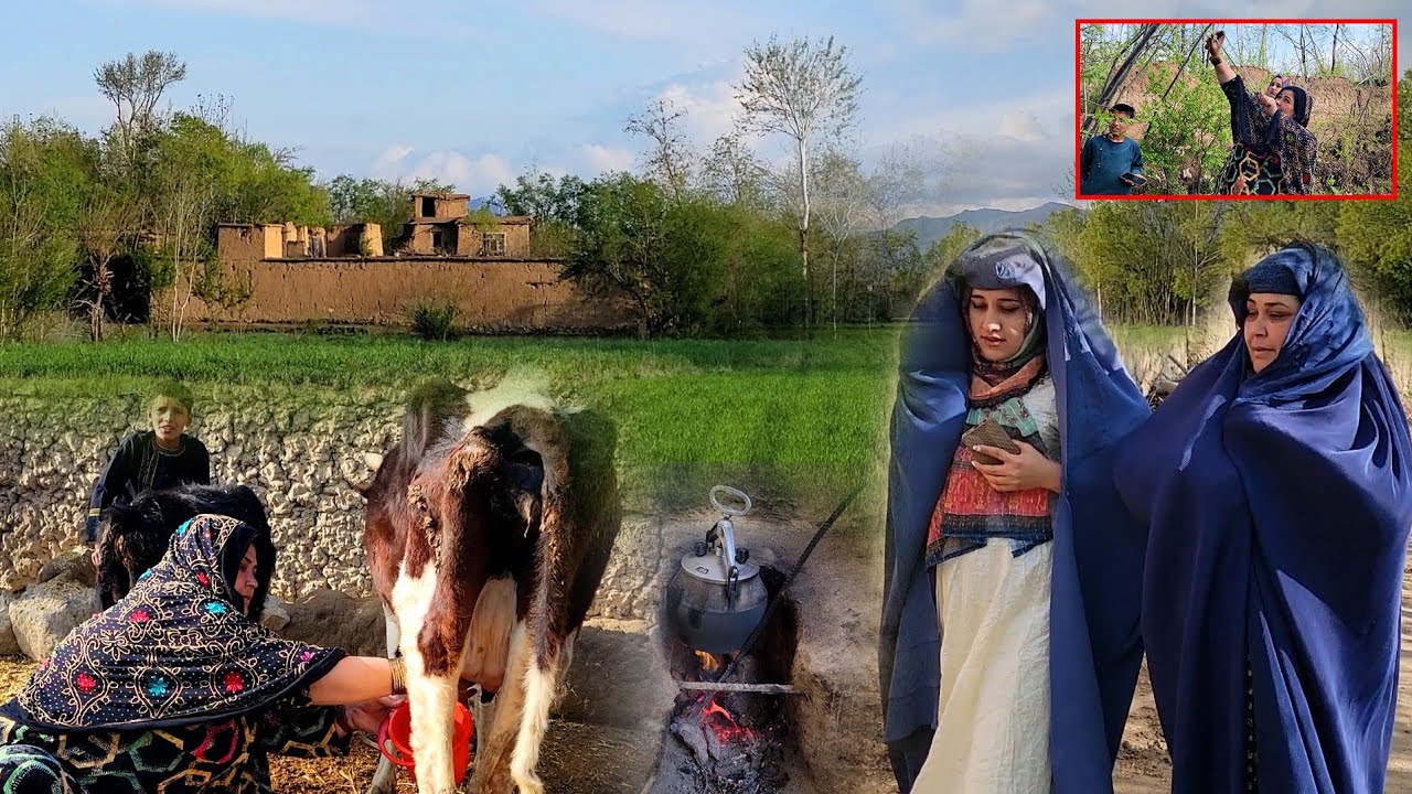 اولین میله بهاری قسمت دوم / یک روز زندگی دهاتی با خاله عزیزه و شبنم 😍