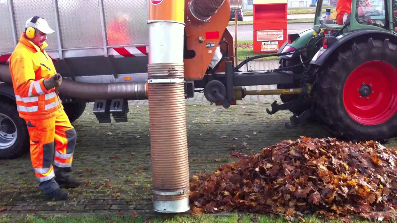 Fischer Laubsaugwagen Video 2