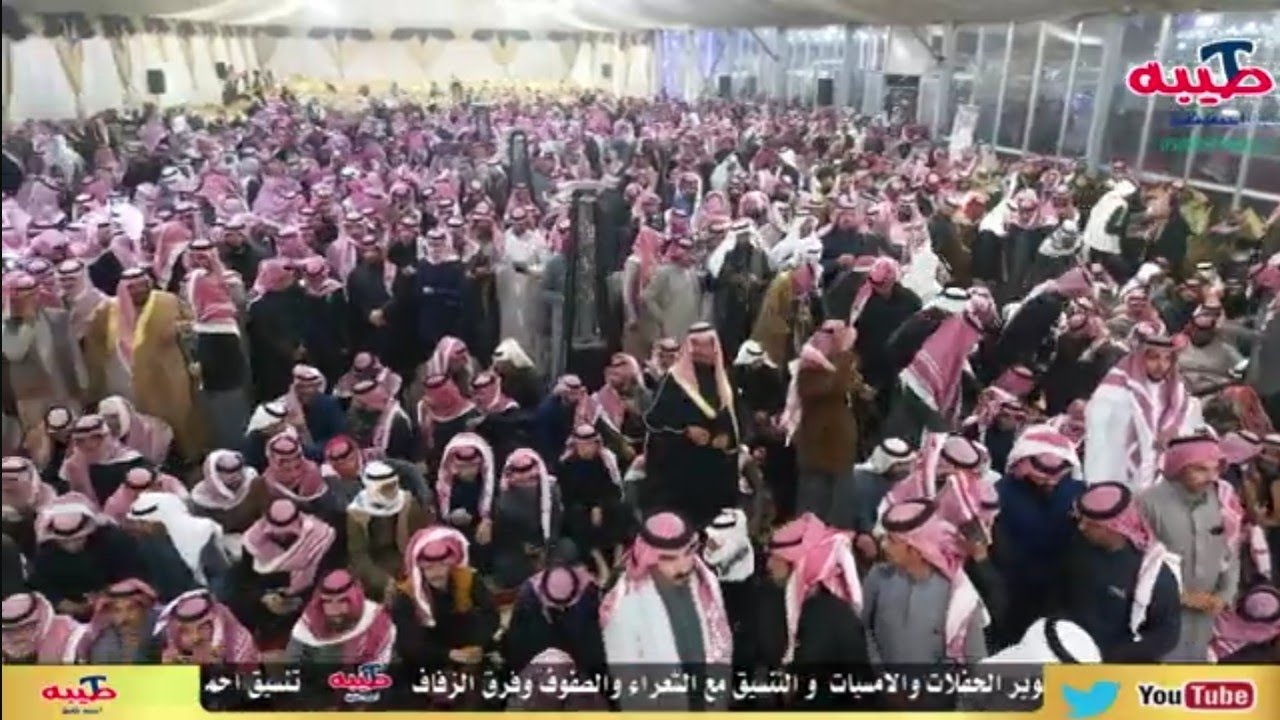 مشاري الرشيدي و حامد القارحي في حفل الشيخ / عبدالرحمن مطني بن دليم بن براك . مهرجان جادة الابل حائل
