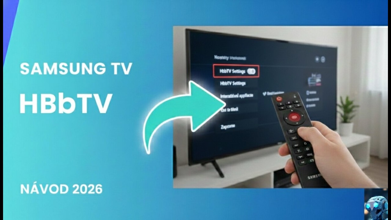 Jak aktivovat červené tlačítko (HbbTV) na Samsung TV | NÁVOD 2026