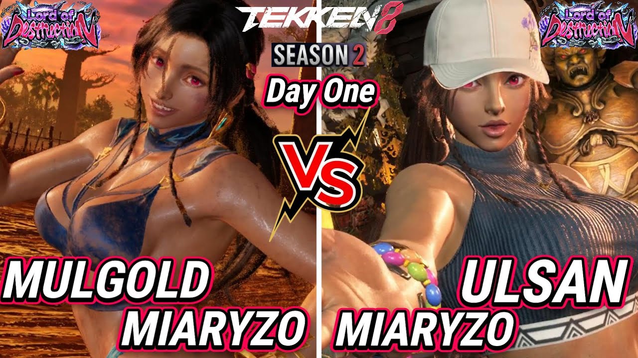 T8 🔥 MULGOLD (Miary Zo) vs ULSAN (Miary Zo) 🔥 Tekken 8 DLC: Miary Zo Day One