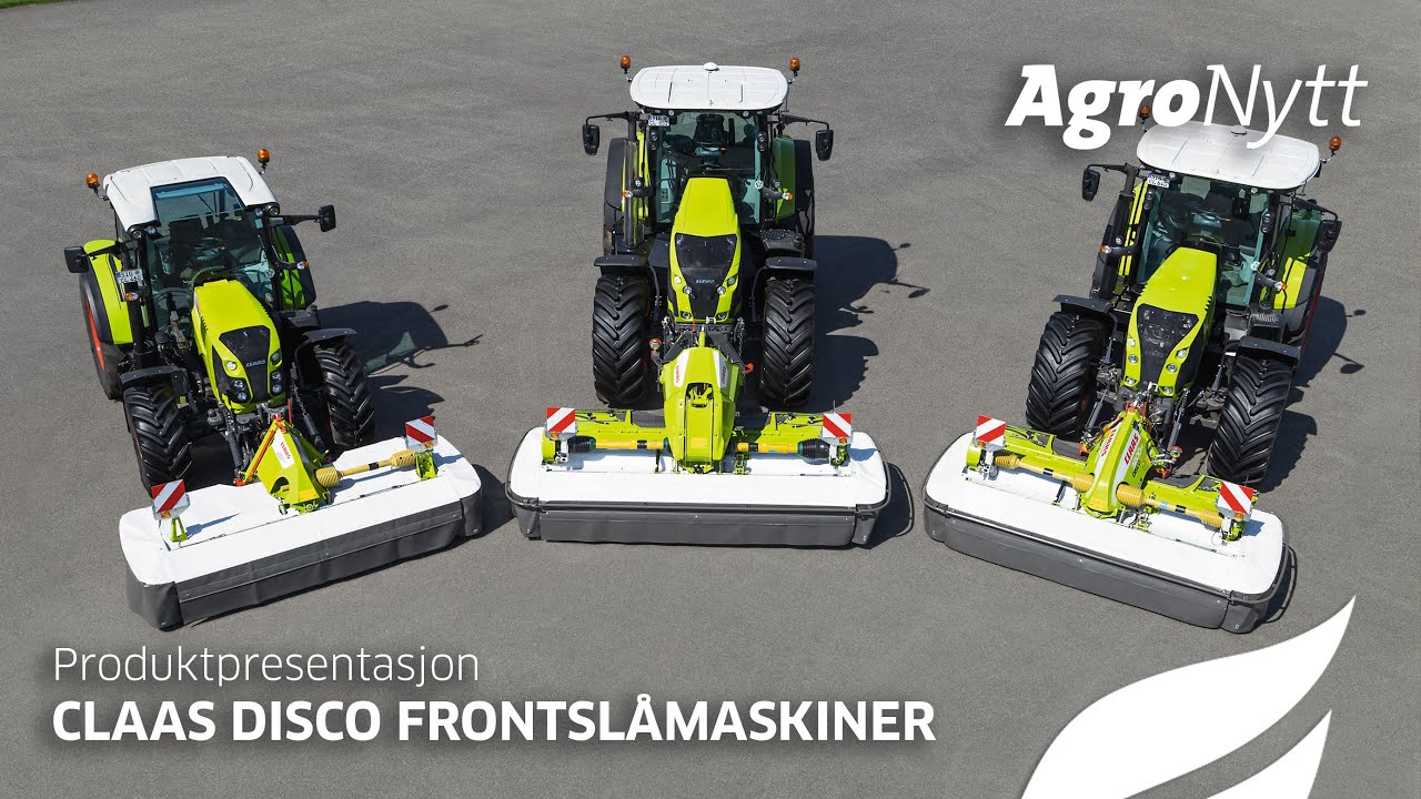 Produktpresentasjon CLAAS DISCO MOVE og DISCO frontslåmaskiner