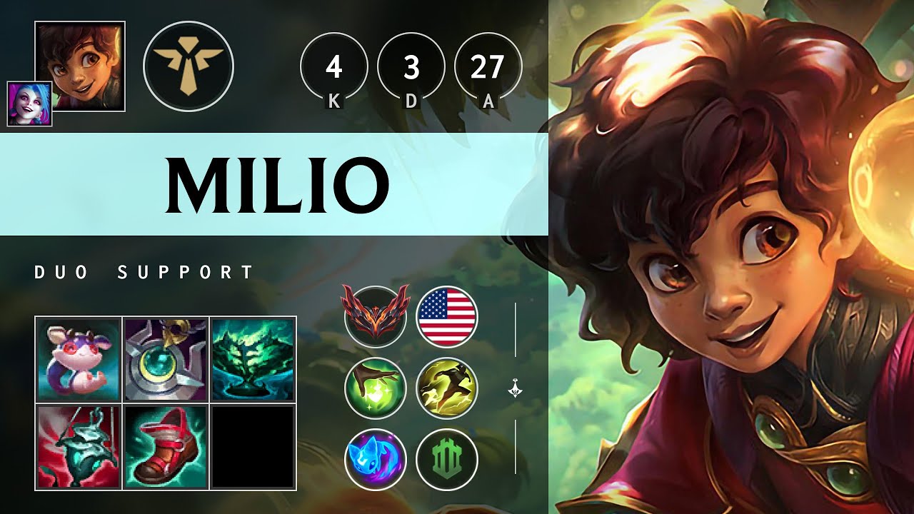 Milio Support vs Sylas - NA Grandmaster Patch 25.07