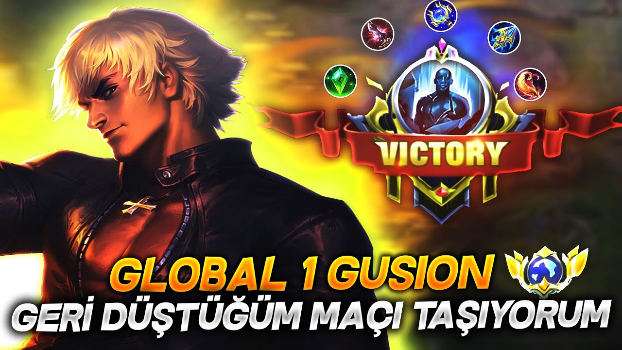 GLOBAL 1 GUSION TYPER / GERİ DÜŞÜLEN MAÇ NASIL TOPARLANIR!!