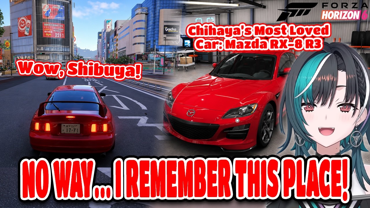 Chihaya&rsquo;s Hilarious Reaction Compilation In Forza Horizon 6 Hololive【ENG SUB】