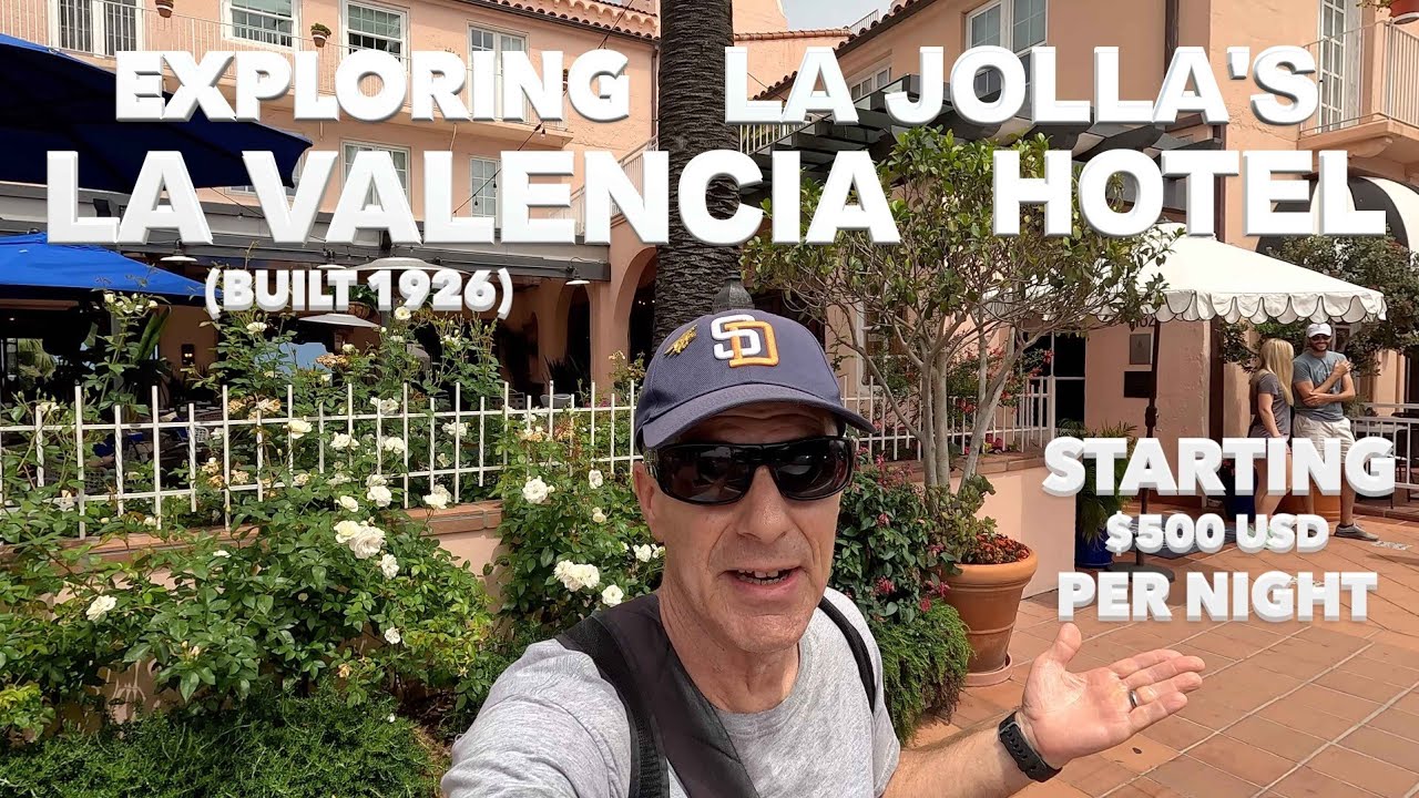 Исследуем историческую элегантность отеля La Valencia в Ла-Хойе, Калифорния 🏨✨🇺🇸