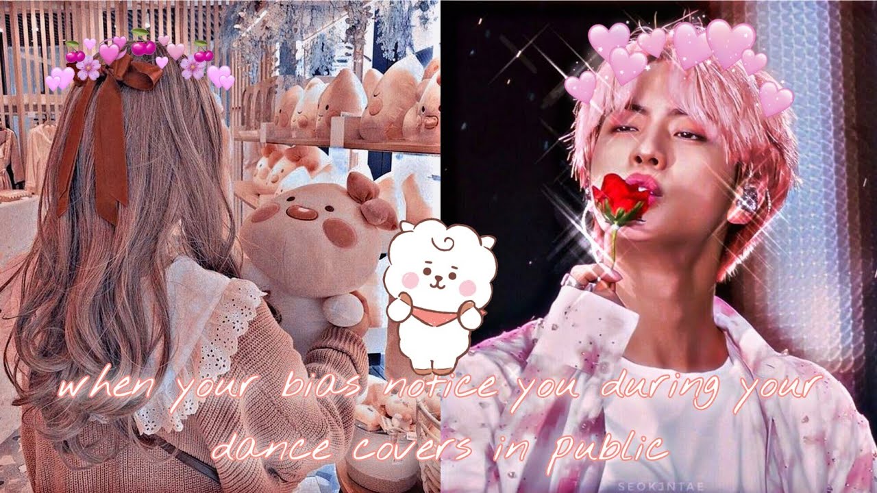 •.¸♡ •|JinFF|•When your bias notice you during your dance covers in publics ♡¸.•
