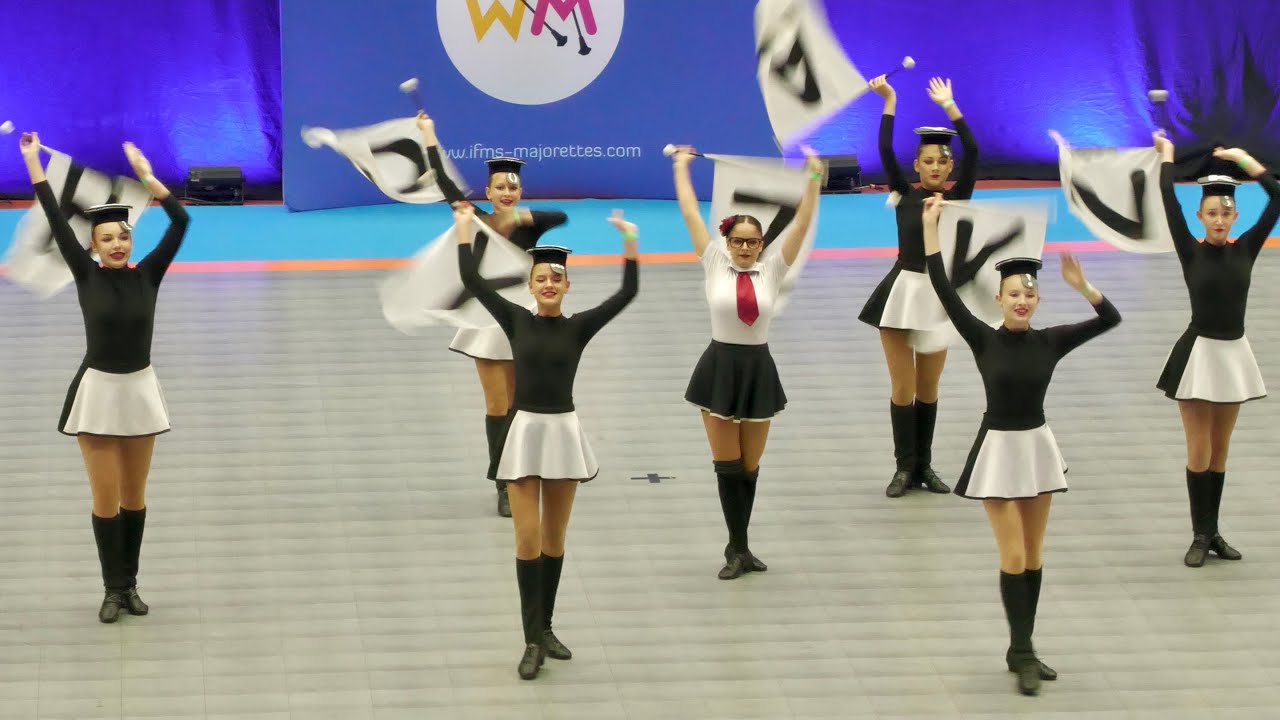 Majorettes *ZYGZAK Czerwionka Leszczyny* FLAG / Mażoretki - Ostrava 2025 WM Championship