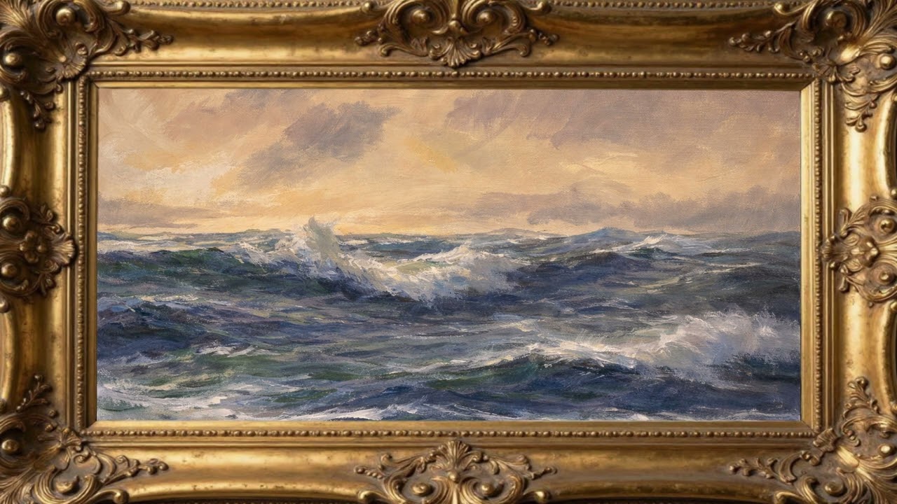 TV ART | Timeless Sea – Framed in Time | No Music