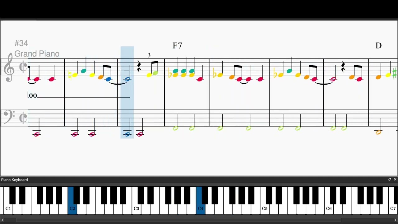 Fraggle Rock Theme by Philip Balsam - Easy piano tutorials with sheetmusic