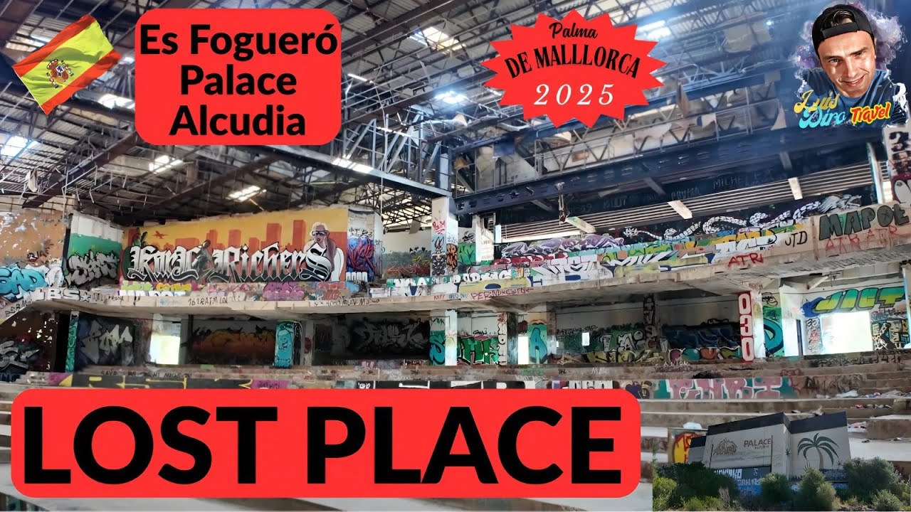 LOST PLACE Alcudia Walk - Palace Es Foguero🌏Palma de Mallorca✈️🇪🇸 - August 2025 - (4K Video)