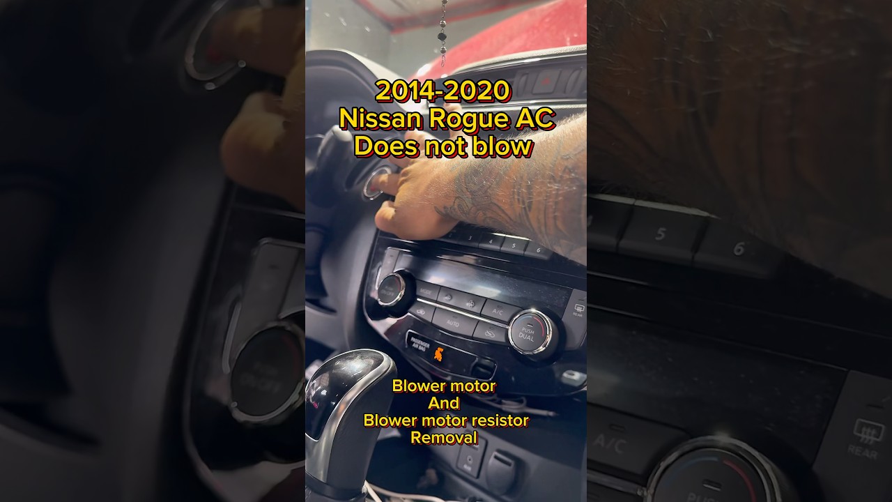Nissan Rogue Из дефлекторов не поступает воздух. Надеюсь, это кому-нибудь поможет. #nissan #rogue...