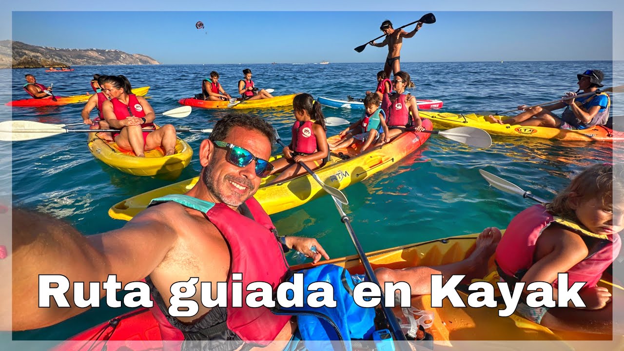 Ruta guiada en Kayak por los Acantilados de Maro (Nerja)🏝️🚣🏼‍♀️ #kayak #nerja #snorkel #gopro10