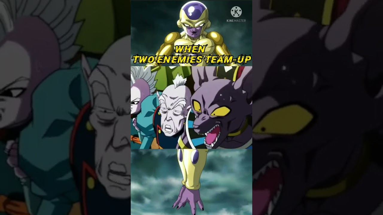 When Two Enemies Team-Up #anime #dbs #dbz #goku #frieza #teamup #enemies
