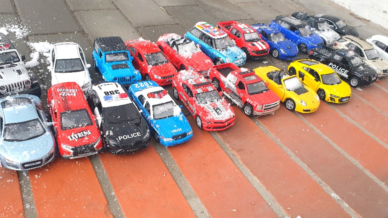 Машинки под снегом Senya Toys Car 1