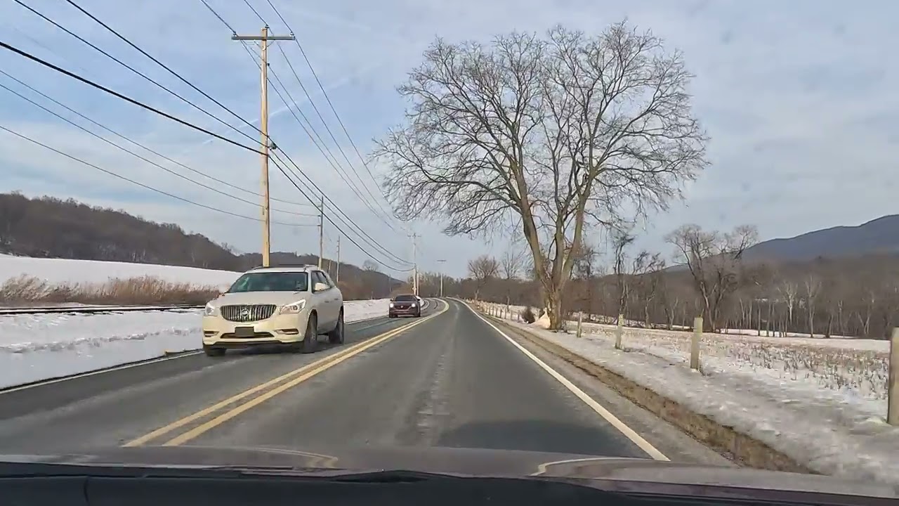 Driving from Lewistown to Lewisburg, PA (02/10/2026)