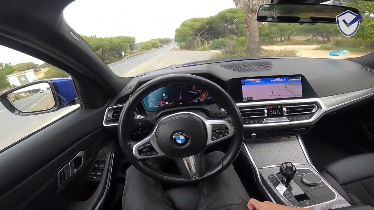 2022 BMW 318d  M Sport G20 150 PS DRIVE POV - NATURAL Sequence Shot Test Drive - Drive Huelva Beach