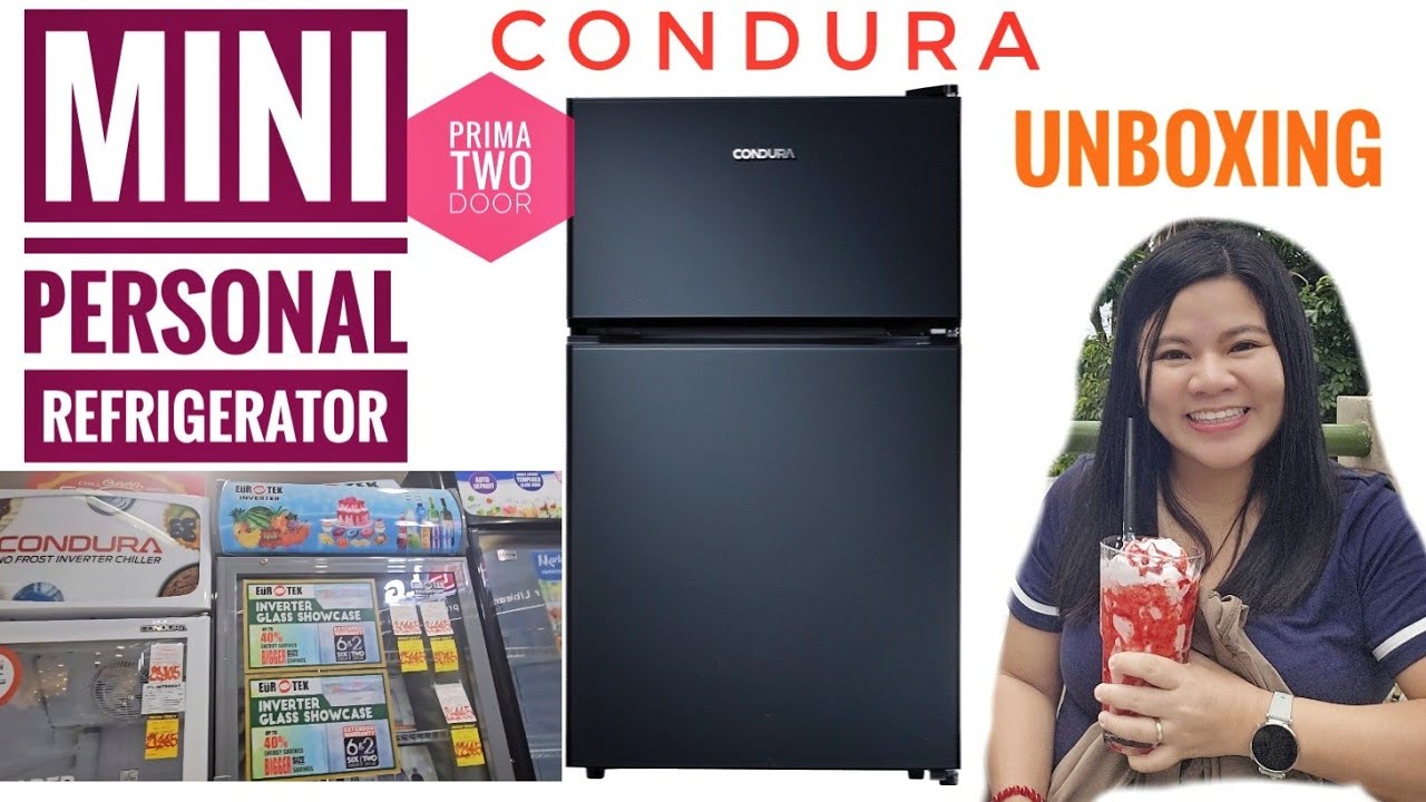 CONDURA Personal MINI Refrigerator UNBOXING | CONDURA Prima Two Door Ref | Modern & Sleek