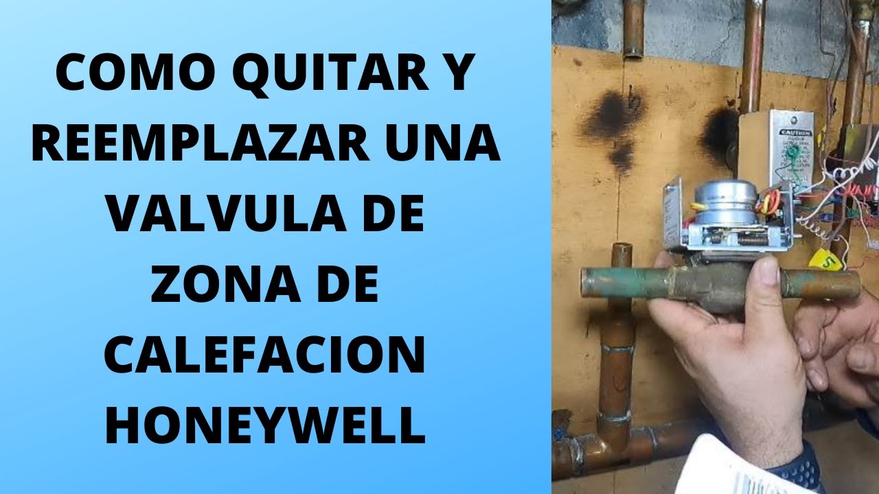 Como Instalar una válvula  de zona nueva Honeywell. Fallo en posición abierta