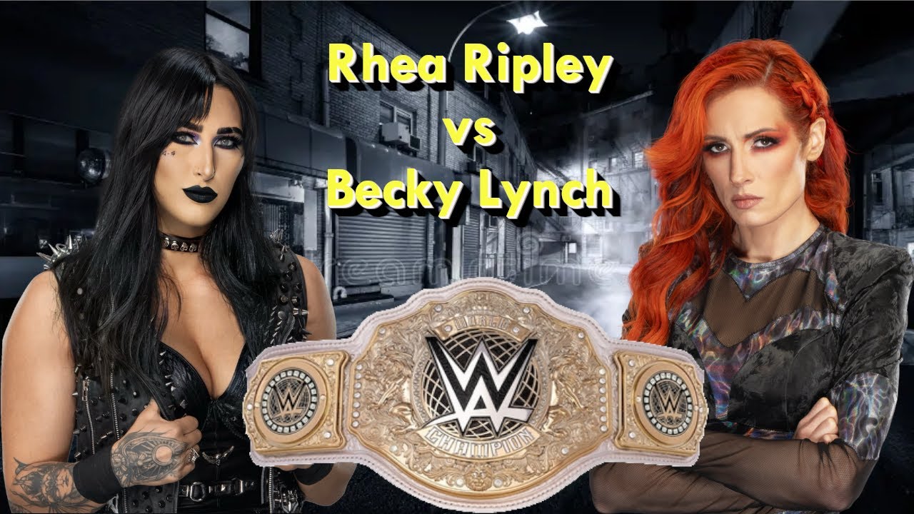 UFW - Rhea Ripley and Becky Lynch battle for the WWE Womens Championship #wwe2k25