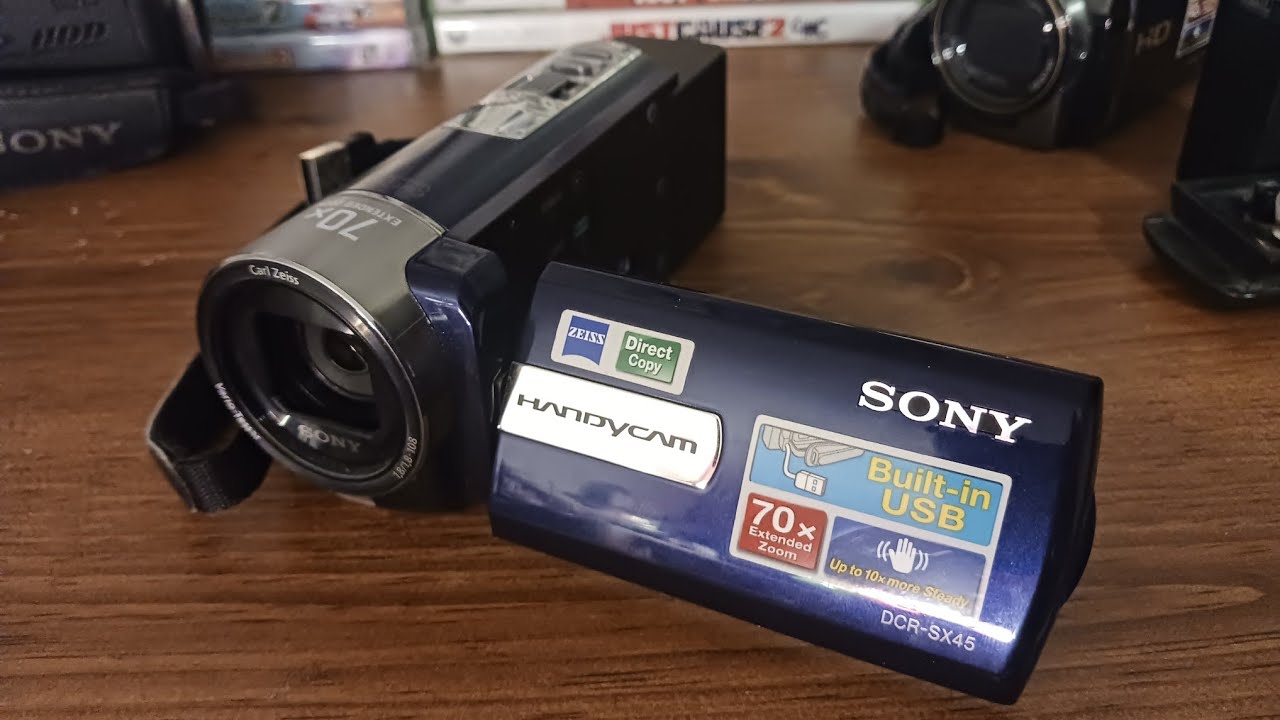 Обзор видеокамеры Sony Handycam DCR SX45 2011 года выпуска (цена 35 долларов) - Sony HDR CX560