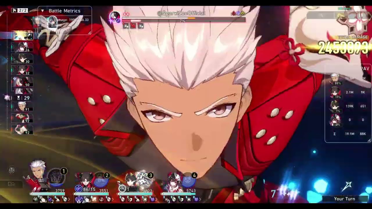 E1 Archer/Rin/DHPT/Sparkle zero cycle SparxiCon Memory of Chaos 4.3 Starward Mode