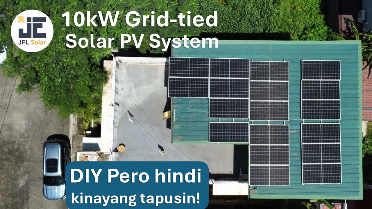 10kW Deye Grid-tied with Limiter On Tutorial - Unfinished DIY by JFL Solar Client