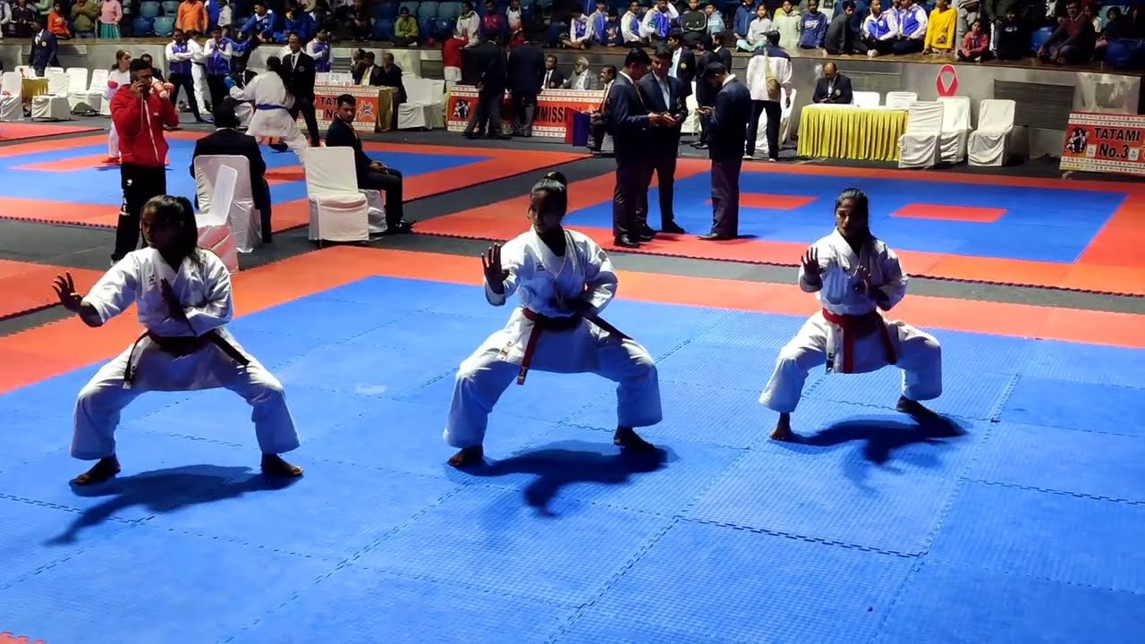 All India Inter-Zonal karate championship2022  **Team kata final round ** AKA