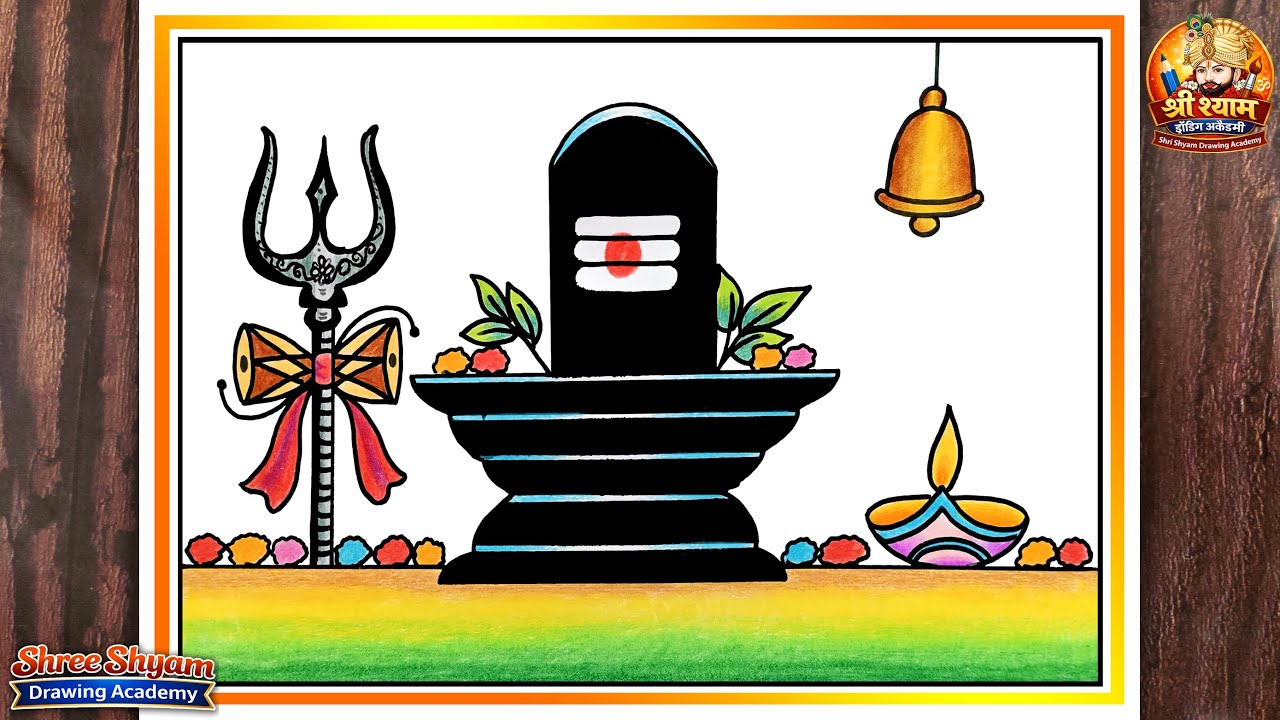 Lord Shiva Drawing Step by Step | Easy Maha Shivratri Drawing for Beginners
