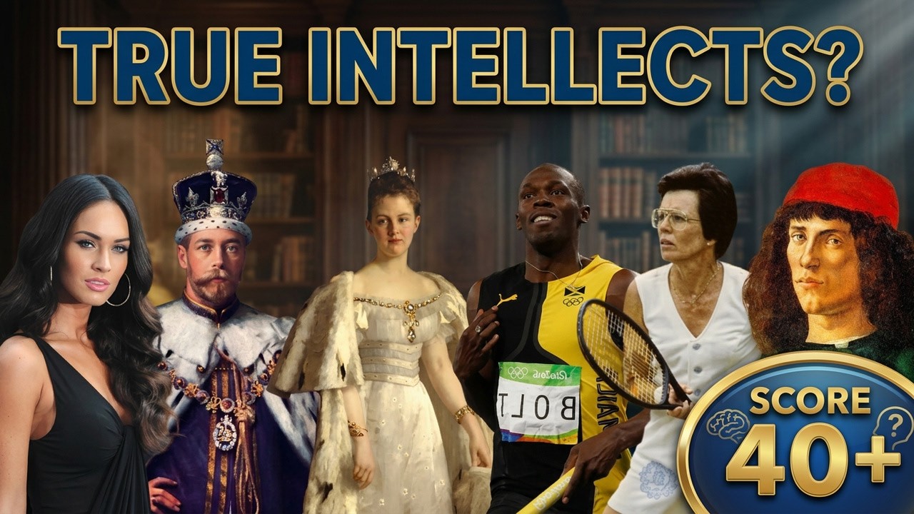 Only True Intellects Score 40+ on This General Knowledge Quiz!