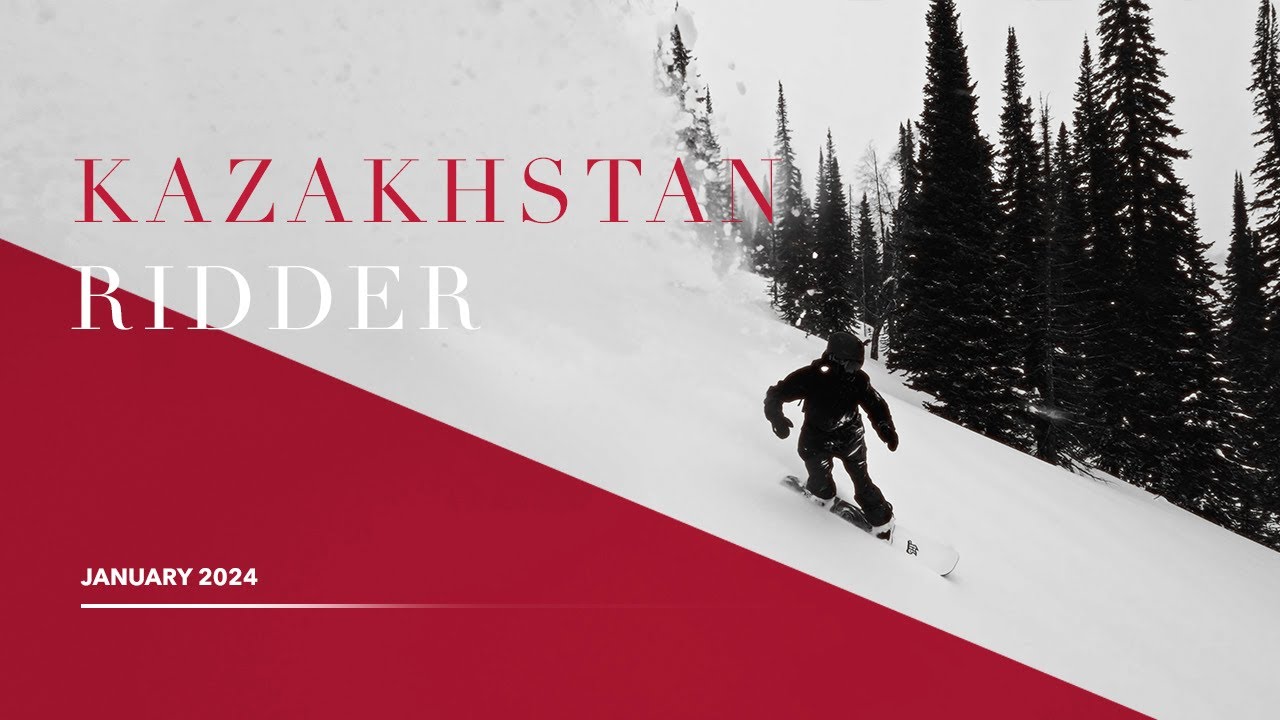 Ridder, Kazakhstan. The best snow for snowboarding in the Altai mountains.