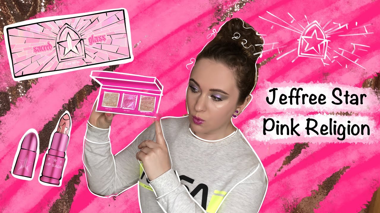 JEFFREE STAR Sacred Glass Extreme Frost Palette, Hydrating Glitz Lip Balm Алекс Мятт