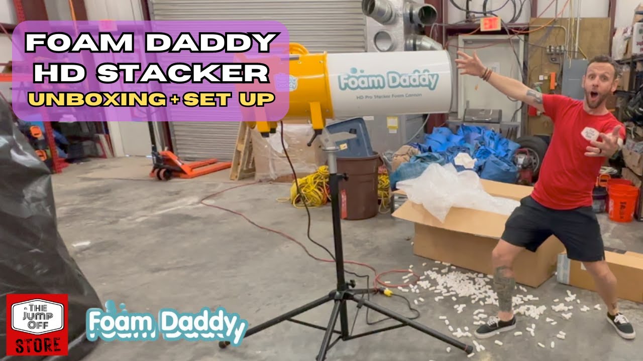 Распаковка пенной пушки Foam Daddy Foam Cannon HD Stacker Pro - для пенной вечеринки