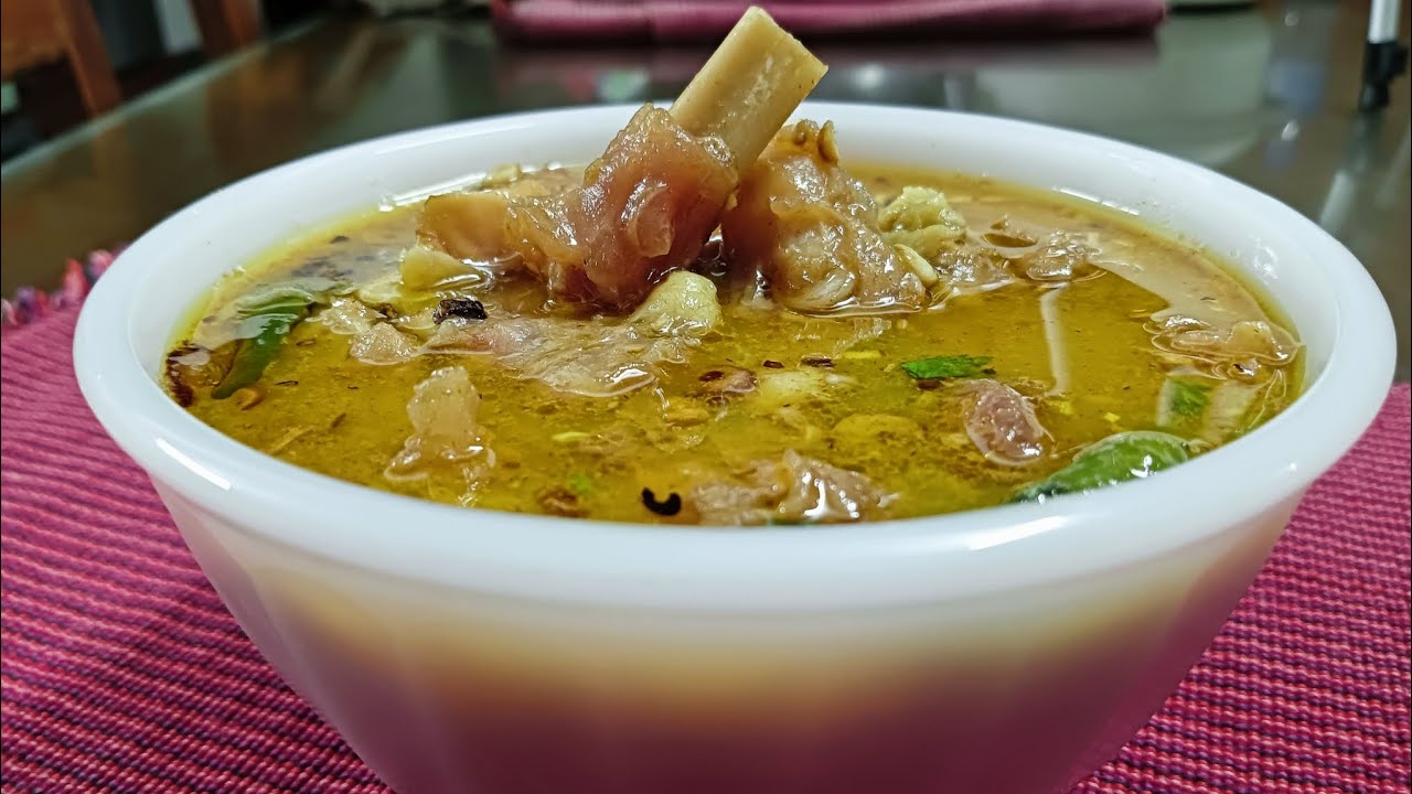 খাসির পায়া/নেহারি রেসিপি । Mutton Leg Soup Recipe | Mutton Paya/Nehari Recipe | Khashir Paya Recipe