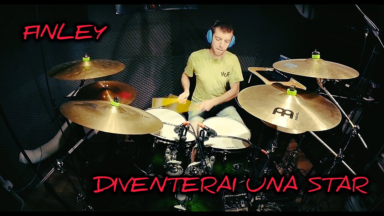 FINLEY: DIVENTERAI UNA STAR - Drum Cover by Cristian Crevena