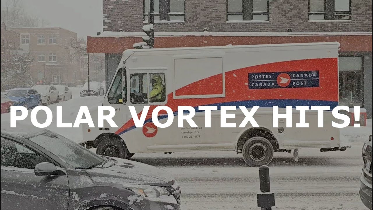 NSANE Polar Vortex in Montreal ❄️ | Snowstorm Shuts Down the City