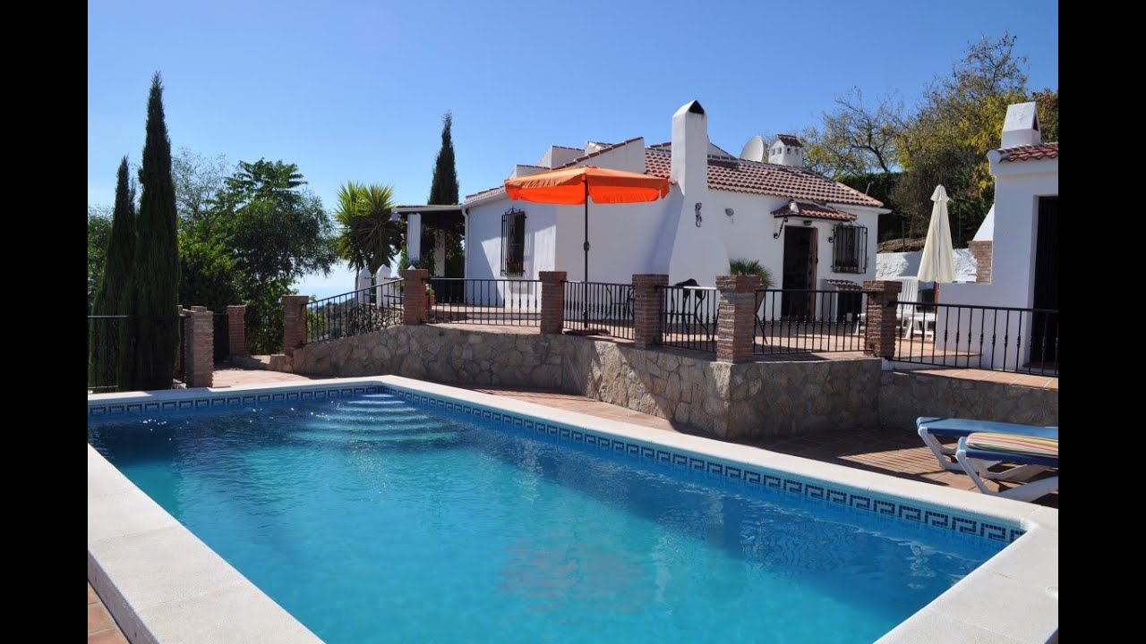 *SOLD* 2 Bed 2 Bath Rustic Style Villa In Cómpeta With Pool And Stunning Sea And Country Views
