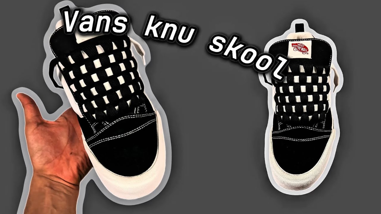 Vans Knu Skool | Checkerboard Lace Style ♟️