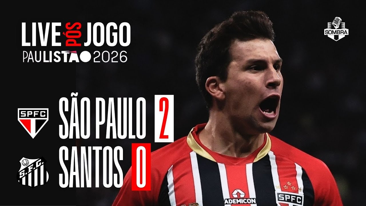 Vitória MAIÚSCULA: São Paulo 2x0 Santos, com propriedade no Morumbi