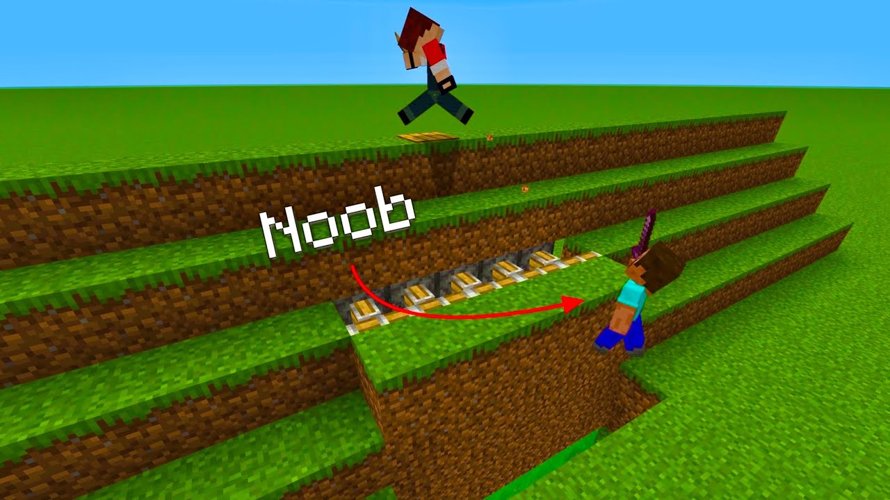 Minecraft Bedrock Edition Hill Flatground Trap