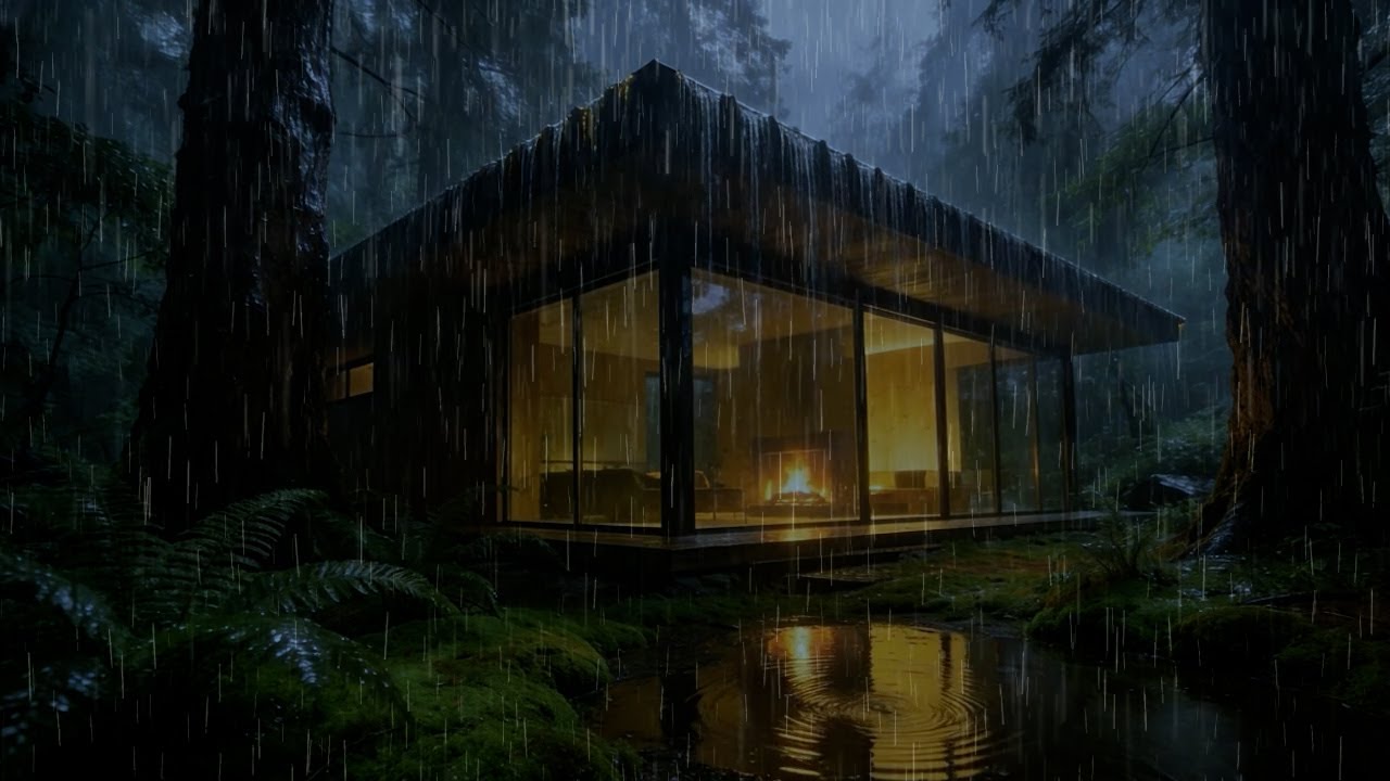 Sounds Of Rain And Thunder For Sleep - Rain Sounds For Sleeping - Sleep FAST & Beat Insomnia, ASMR