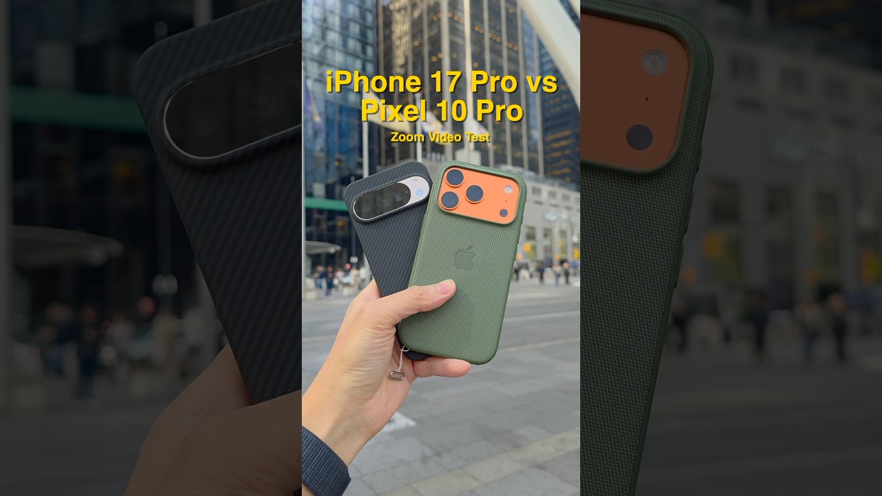 iPhone 17 Pro vs Pixel 10 Pro Video Zoom Test!