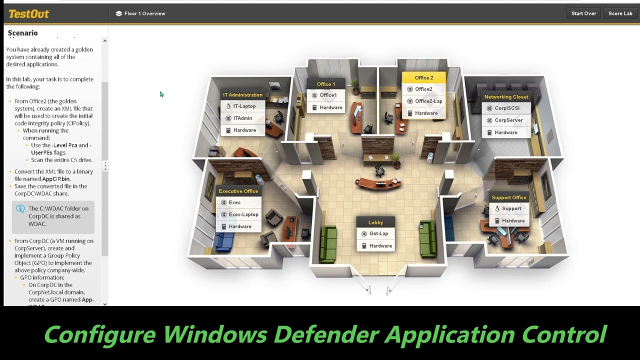 7.3.4 Configure Windows Defender Application Control (TestOut Lab)