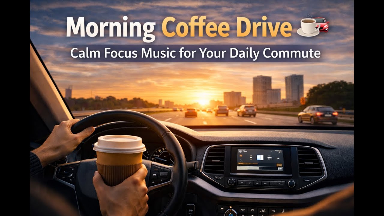 Morning Coffee Drive ☕🚗 | Calm Focus Music for Your Daily Commute