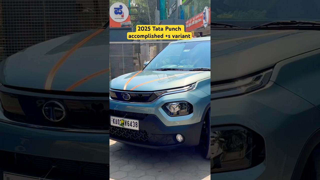 2025 Tata Punch accomplished Amt plus S #tatapunch2025 #newcar #car #short
