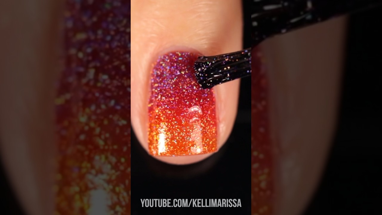 👀 the easiest gradient nail art ever? no tools needed! #nailart #nails #nailpolish
