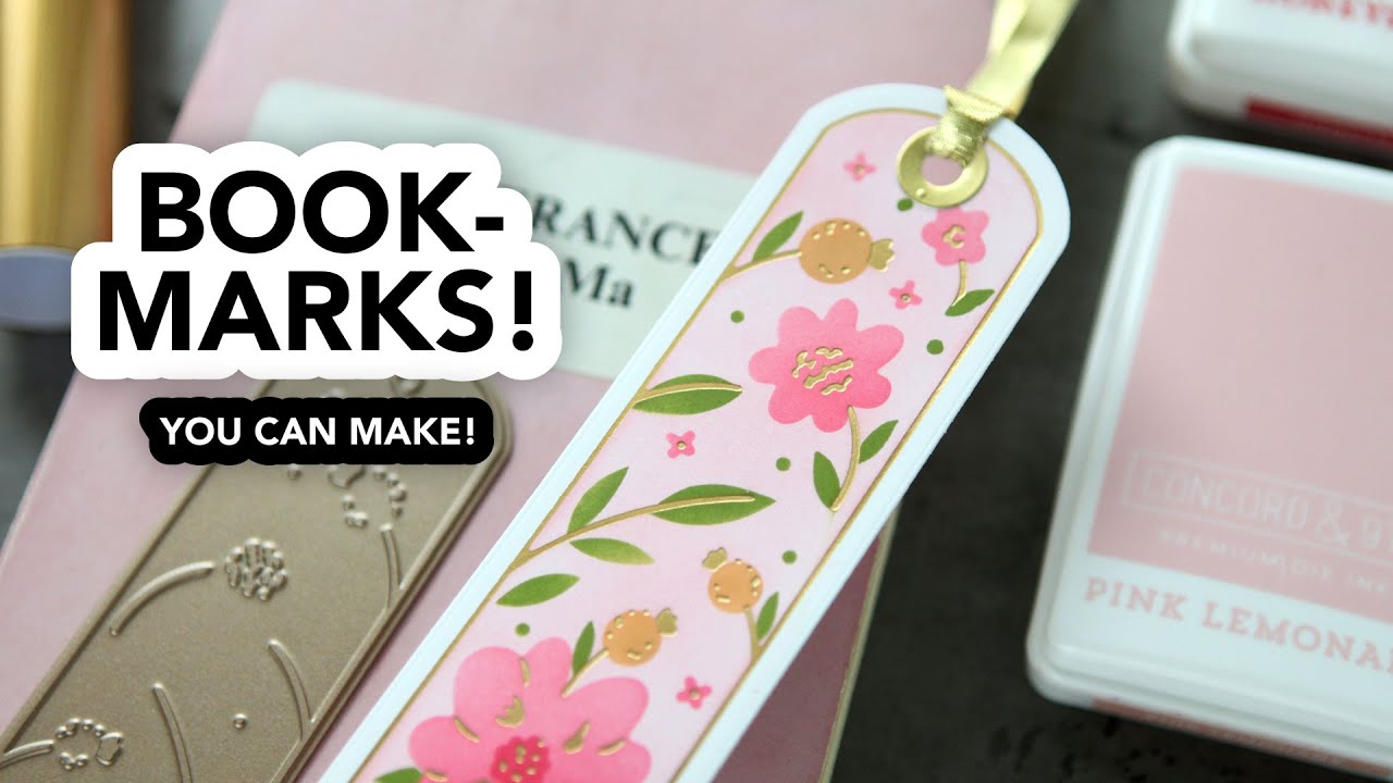Make a gorgeous bookmark for you or your favorite book lover!