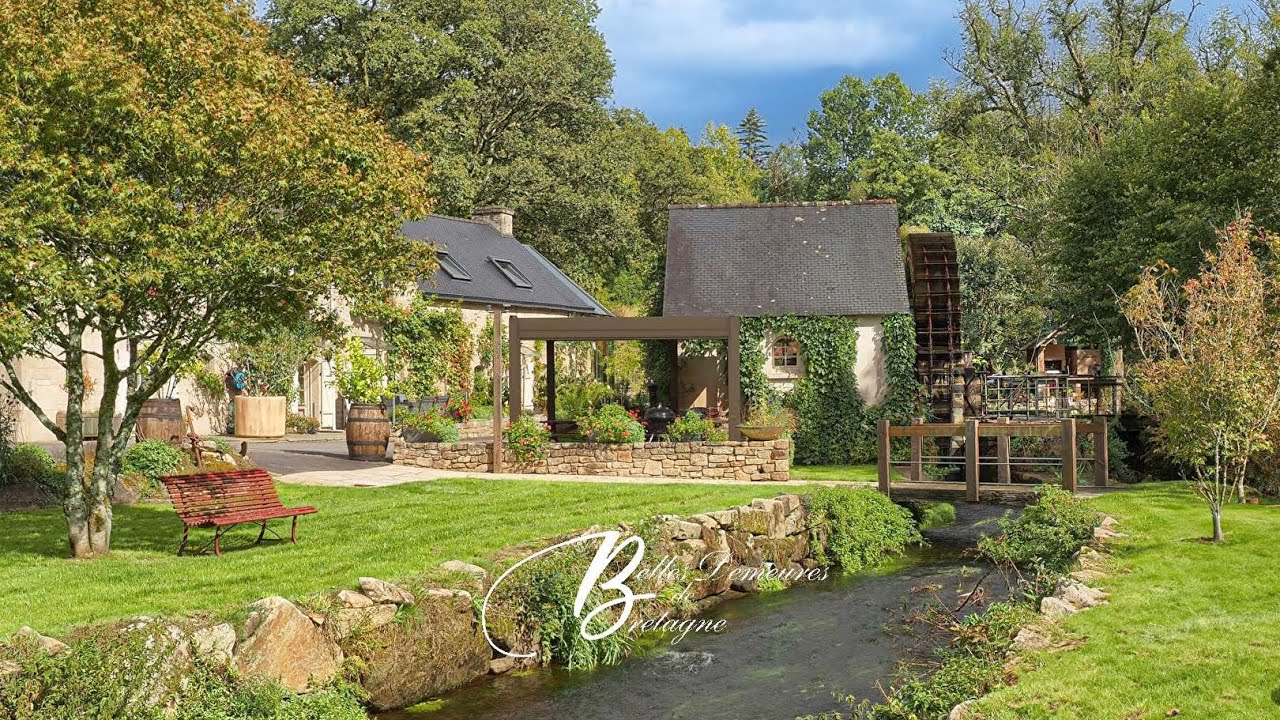 Moulin hydro&eacute;lectricit&eacute; Morbihan Belles Demeures de Bretagne